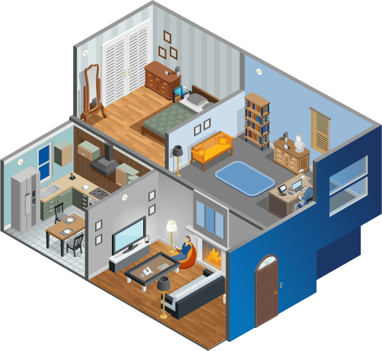 Isometric house